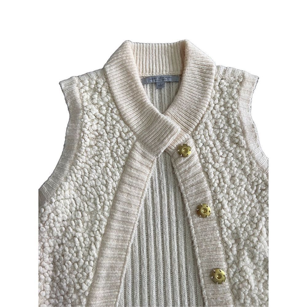 Marc New York Andrew Marcsherpa Button Down Vest - image 2